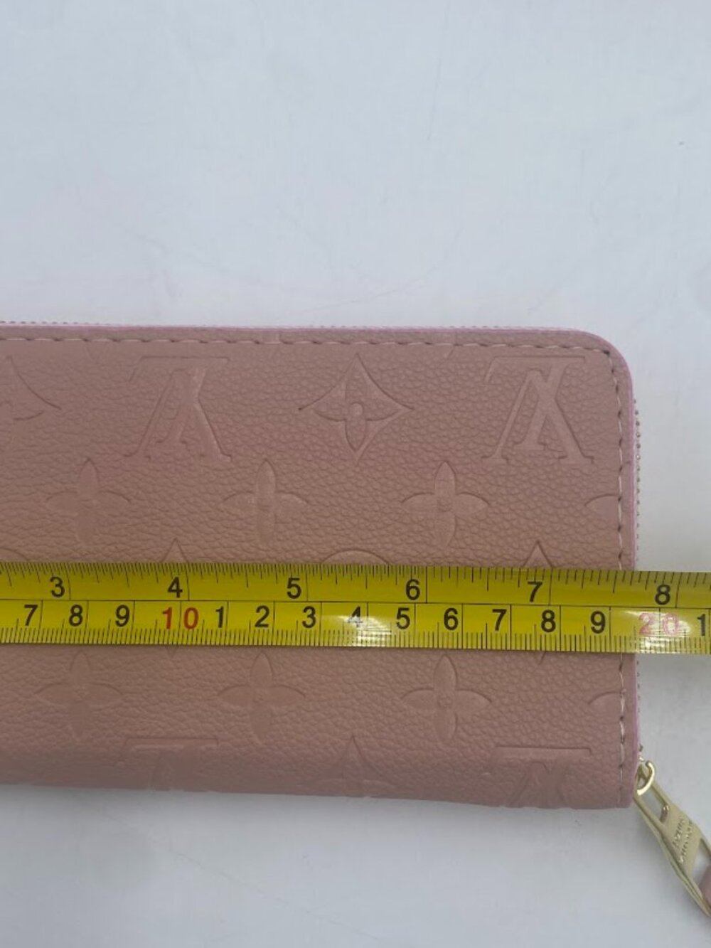 NEW Wallet Women's Monogram Pink Zip Zippy Long - Picture 5 of 7
